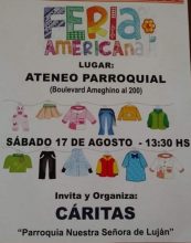 Nueva feria americana a beneficio de Cáritas