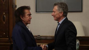 En medio de la crisis, Macri recibió al Puma Rodríguez
