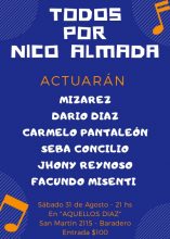 Peña solidaria a beneficio de «Nico»