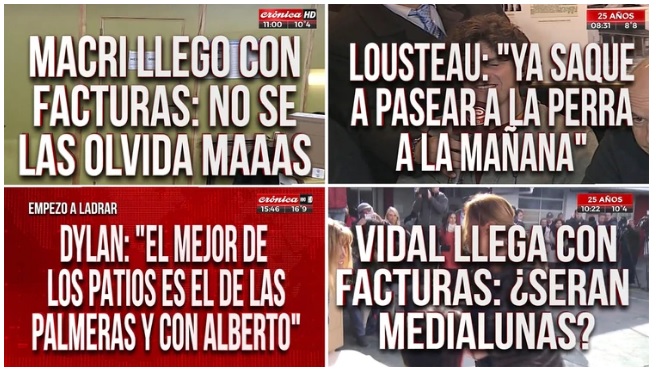 El show de placas de Crónica en la cobertura de las PASO