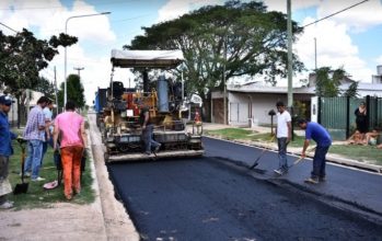 Obras: Pavimentación en los barrios