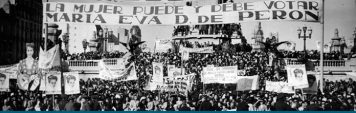 Evita y la difícil sanción de la ley del voto femenino
