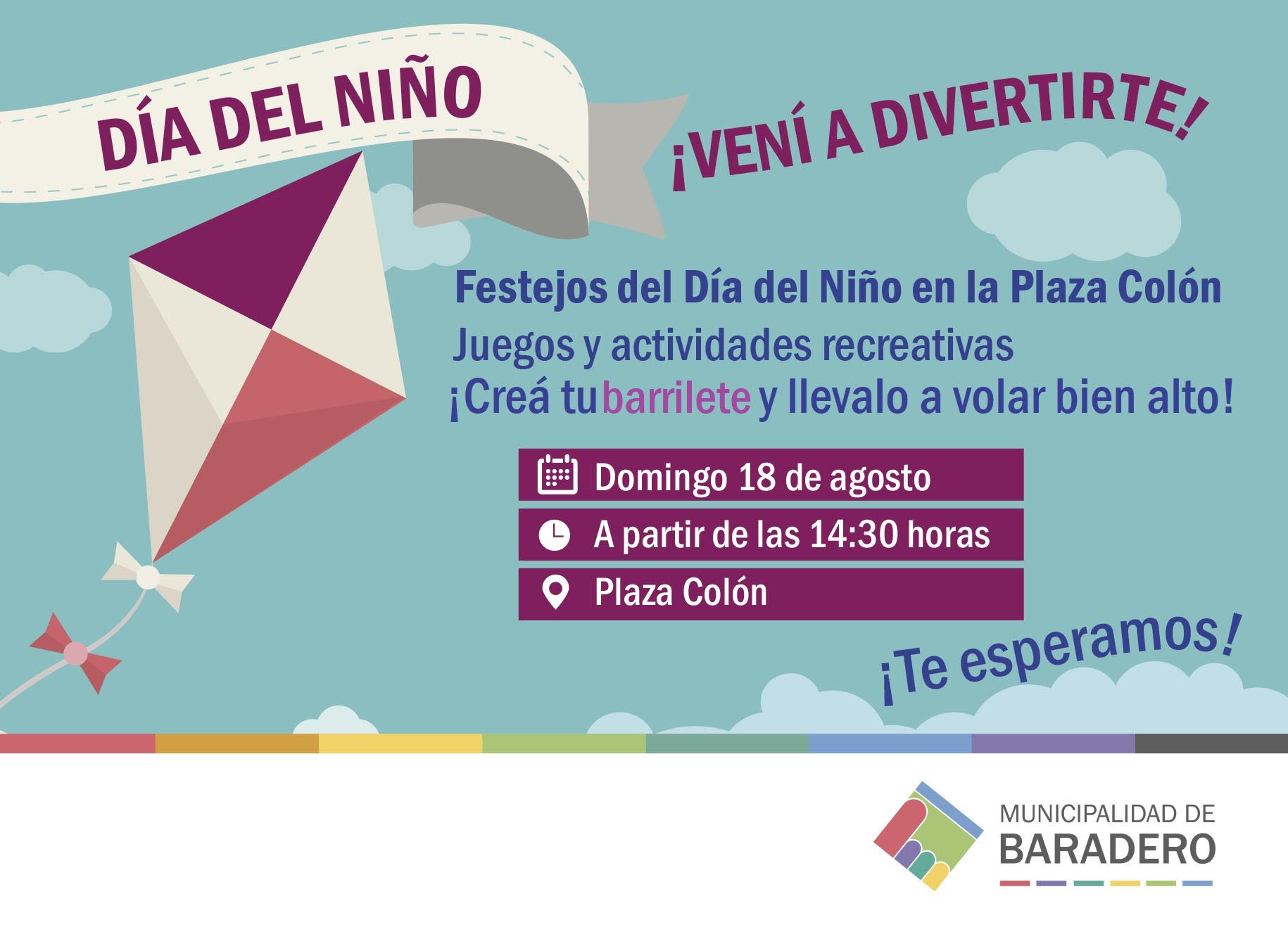 Este domingo se realizarán los festejos del Día del Niño en la Plaza Colón