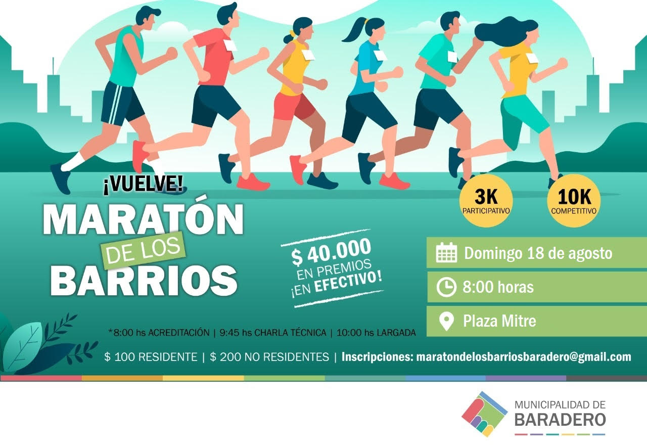 La inscripción de la Maratón de los Barrios sigue abierta