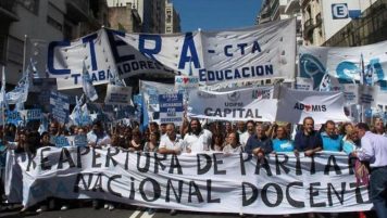 Los docentes convocaron a un paro nacional para el jueves por el conflicto en Chubut