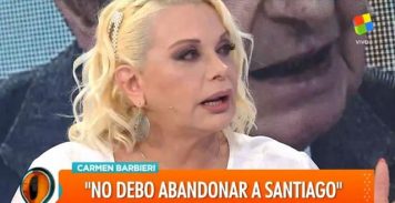 Carmen Barbieri lloró al hablar de la salud de Santiago Bal: «Es un enfermo de cristal»