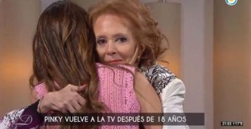 La emoción de Pinky en su regreso a la televisión tras 18 años