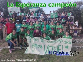 Fútbol femenino: La Esperanza campeón del Torneo Ludmila Manicler