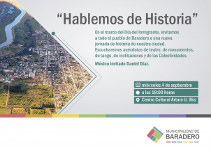 “Hablemos de Historia” para celebrar el Día del Inmigrante