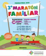 El 29 de septiembre disfrutá de la 3° Maratón Familiar en Baradero