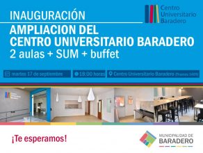 Inauguración de la Ampliación del Centro Universitario Baradero