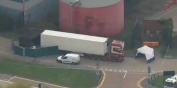Hallaron 39 cadáveres a bordo de un camión en el Reino Unido