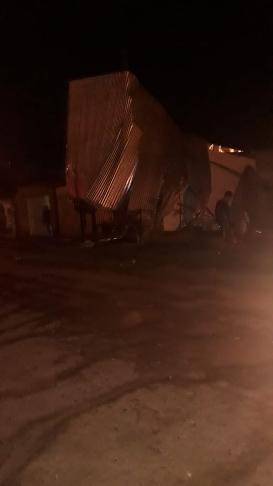 Alerta: La fuerte tormenta provocó daños diversos