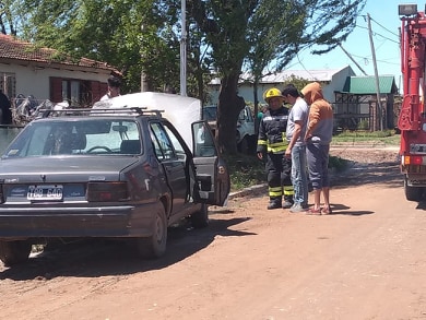 Bomberos: Incendio de un vehículo en Rodriguez al 1600
