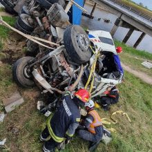 Accidente en Ruta Nº 9 sobre el puente del río Arrecifes