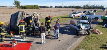 Identifican a los fallecidos en el choque frontal en Ruta 191