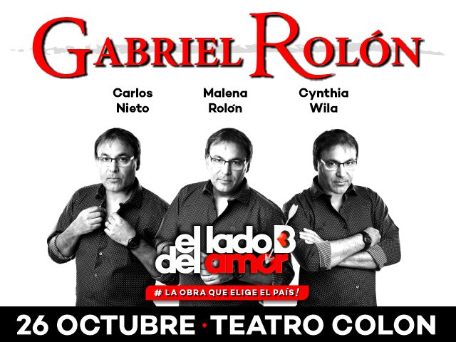 El Lado B del Amor: Llega Gabriel Rolón a Baradero