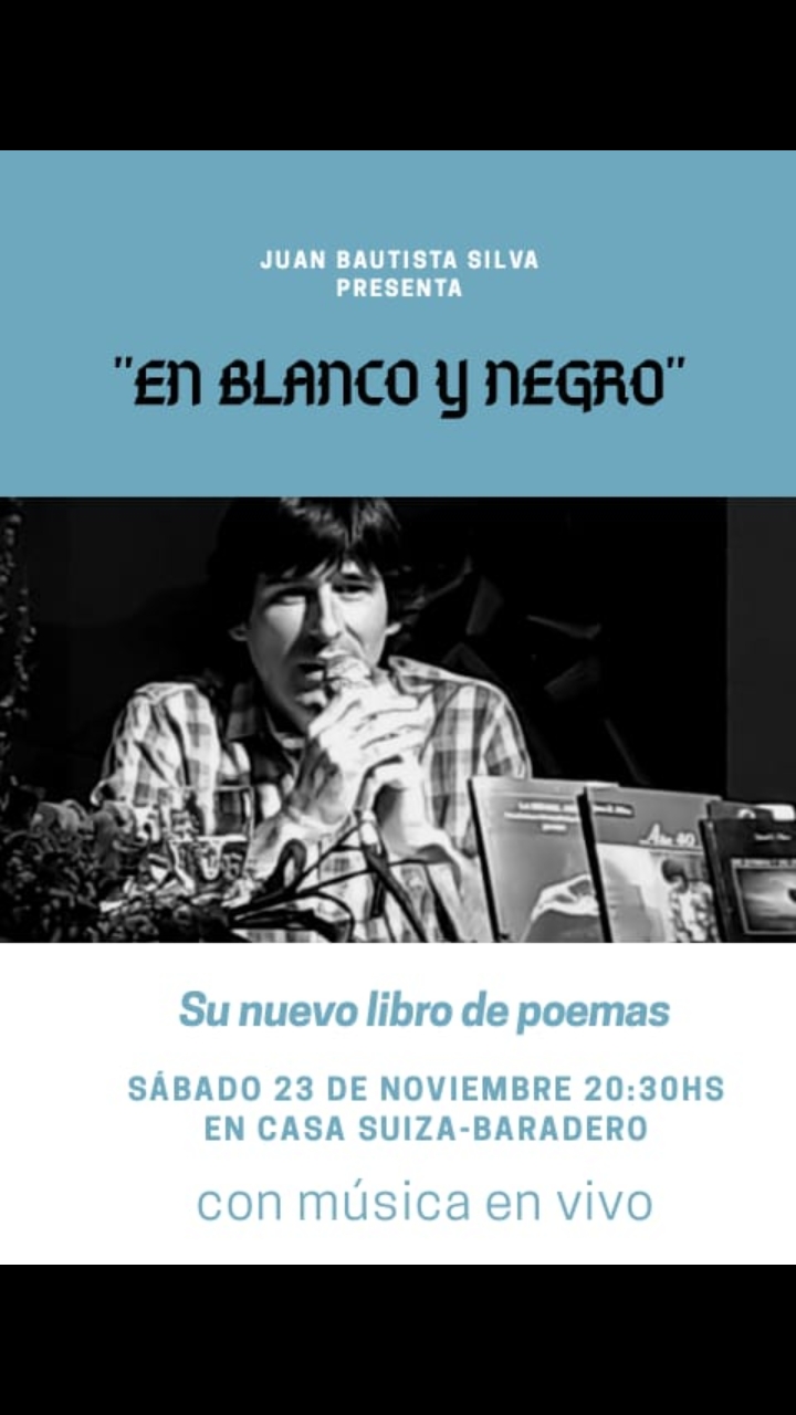 Blanco y Negro: Juan Bautista Silva presenta su último libro