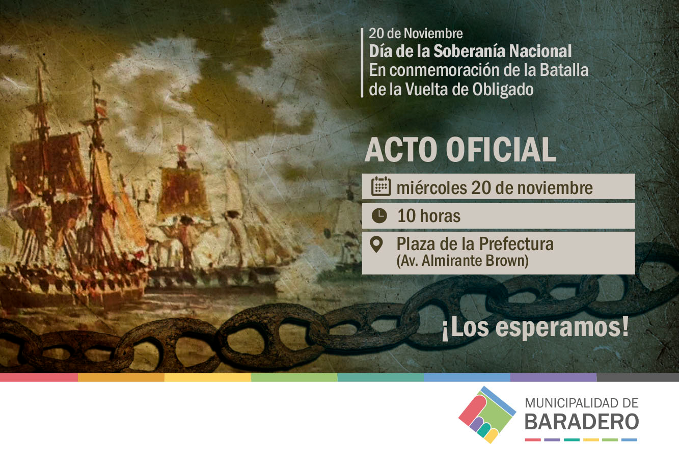 Invitación: Acto oficial del Día de la Soberanía Nacional