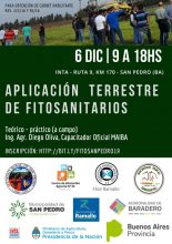 Curso para operarios | Aplicación terrestre de fitosanitarios
