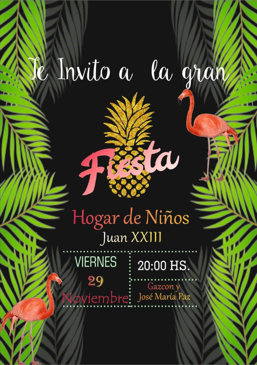 Invitación: ¡Gran fiesta del Hogar del Niño “Juan XXIII”!