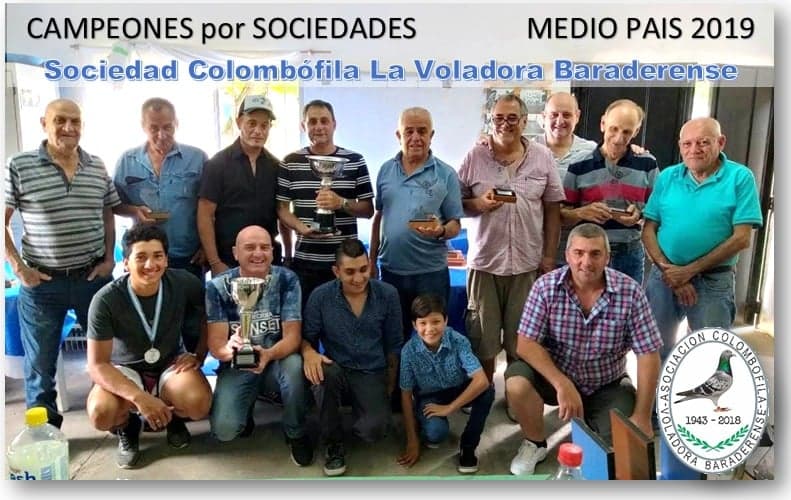 La Voladora Baraderense es campeona de sociedades