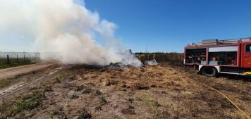 Bomberos: Incendio de fardos en Figueroa Salas