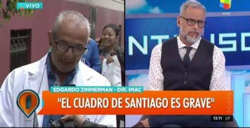 El director del IMAC habló de la salud de Santiago Bal: «Es un estado muy delicado, tiene falla en varios órganos»