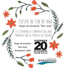 Fiesta de fin de año en el Hogar de Ancianos “San José”