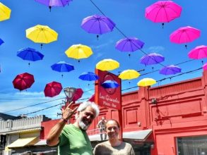 San Pedro: La ciudad ya tiene su «calle de los paraguas»