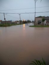 Temporal: 102 milimetros de agua caída en menos de dos horas