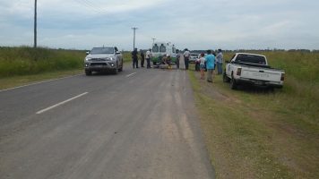 Accidente: Ocurrió esta mañana en el camino a Alsina