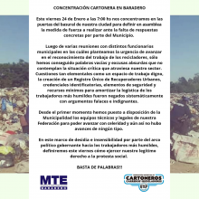 Por falta de respuesta: Los cartoneros se juntan en Baradero