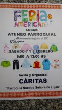 Cáritas: Feria Americana Solidaria
