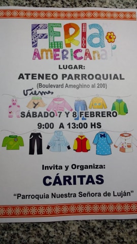 Cáritas: Feria Americana Solidaria