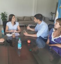 Autoridades municipales mantuvieron una reunión con Inés Arrondo, la flamante secretaria de deportes de la Nación
