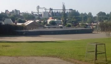 Se trabaja en el escenario del anfiteatro