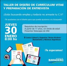 Taller de diseño de currículum vitae y preparación de entrevista