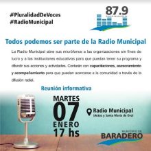 ¡Todos podemos ser parte de la Radio Municipal!