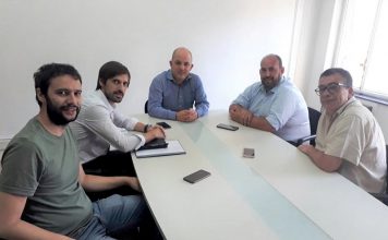 Esteban Sanzio se reunió con Avelino Zurro, secretario de Municipios de la Nación