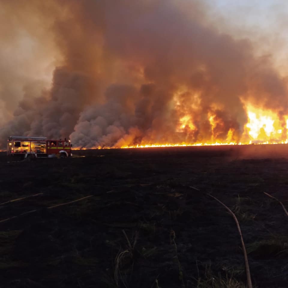 Incendio Forestal: Llega a Baradero un helicóptero hidrante