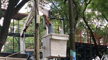 El municipio colocó cámaras de seguridad en la zona del Anfiteatro Municipal