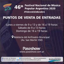 #FestivalBaradero2020 | Venta y valor de las entradas