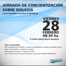 Jornada de Concientización sobre Dislexia