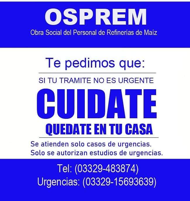 OSPREM informa