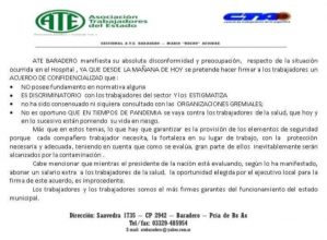 Coronavirus: El municipio pide un acuerdo de confidencialidad y estalló la bronca