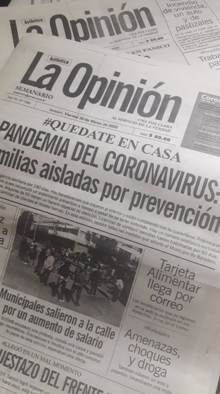 La Auténtica Opinión: El semanario no estará en la calle este viernes