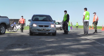 Coronavirus: Controles policiales y sanitarios en el acceso