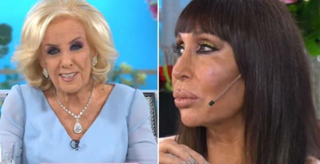 La fuerte pregunta de Moria Casán a Mirtha Legrand sobre la infidelidad que la incomodó