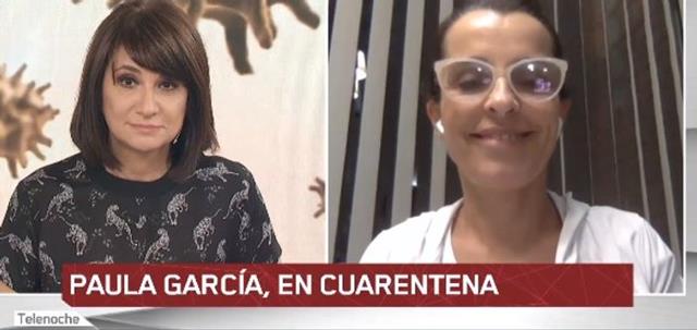 La periodista de Telenoche Paula García, en cuarentena por coronavirus: «Es preventiva y por 15 días»